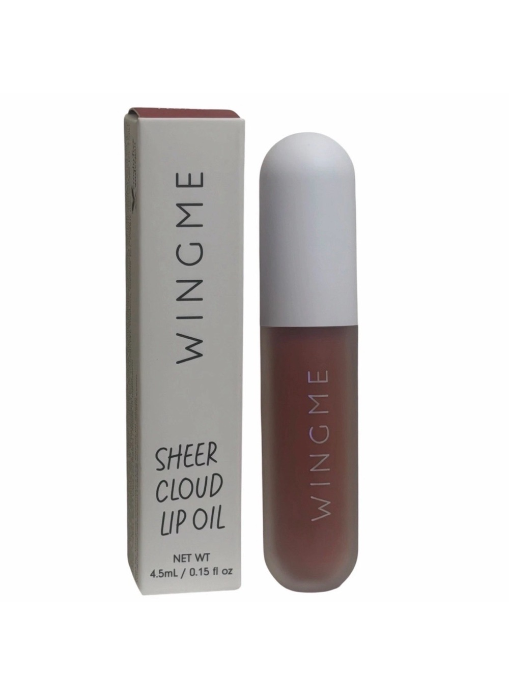 WINGME Cosmetics Sheer Cloud Lip Oil PLUME 4.5ml Full Size NEW IN BOX